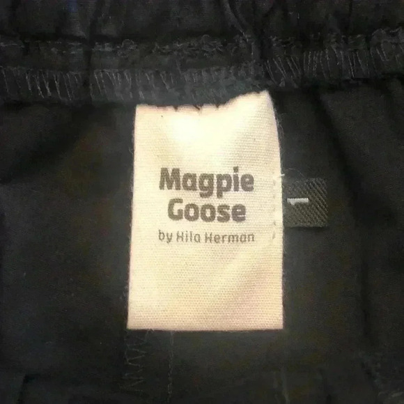 Magpie Goose | “Yenisei” Long Black Shorts - Picture 5 of 9